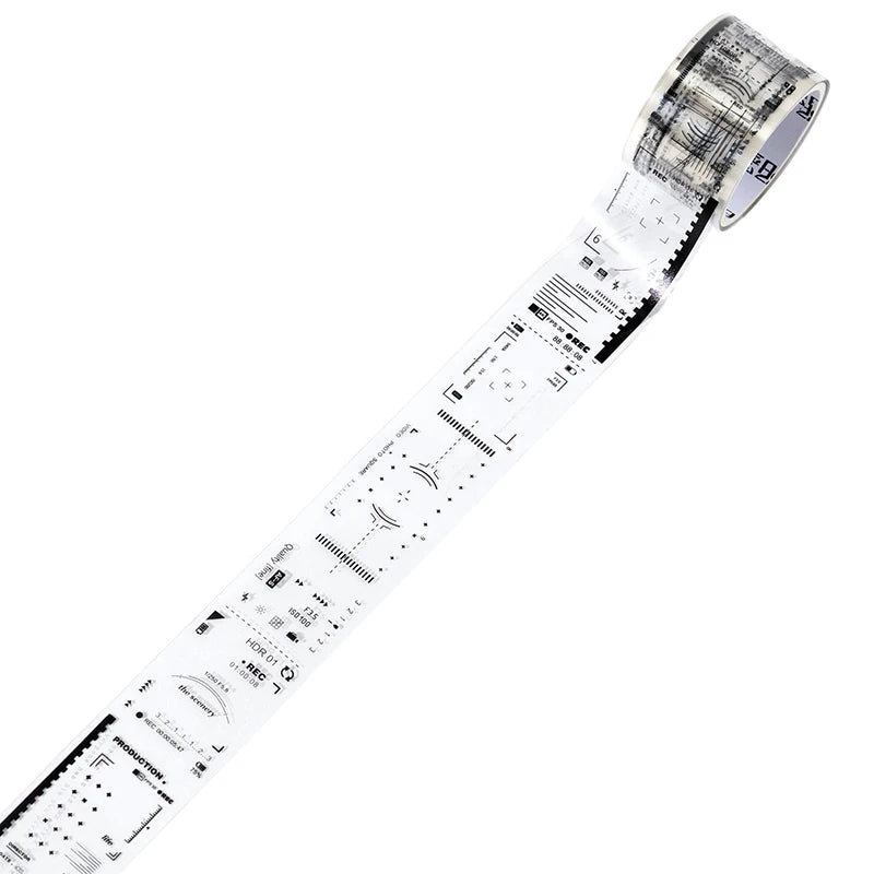 Retro Film PET Tape 25mm - Vintage Washi Tape for Scrapbooking 5