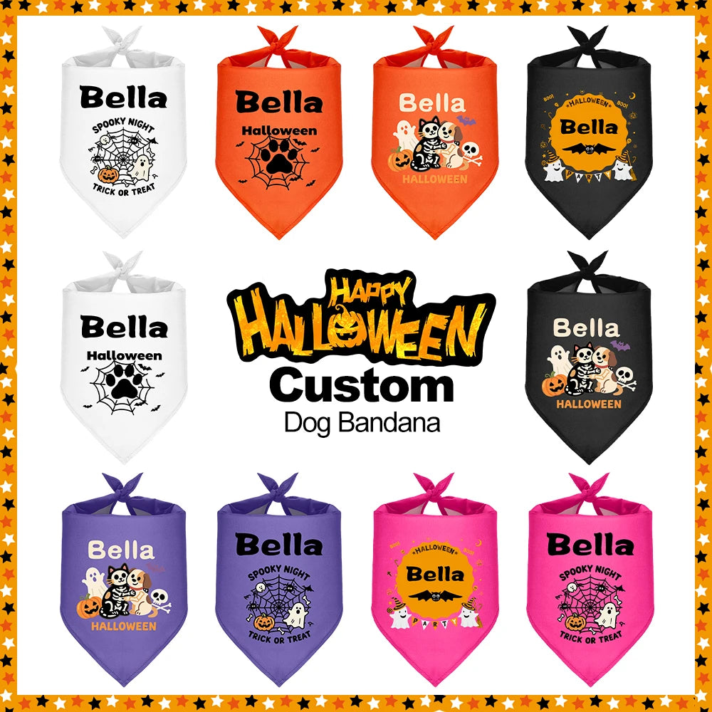 Reflective Dog Collar & Leash Set with Custom Engraved ID Tag