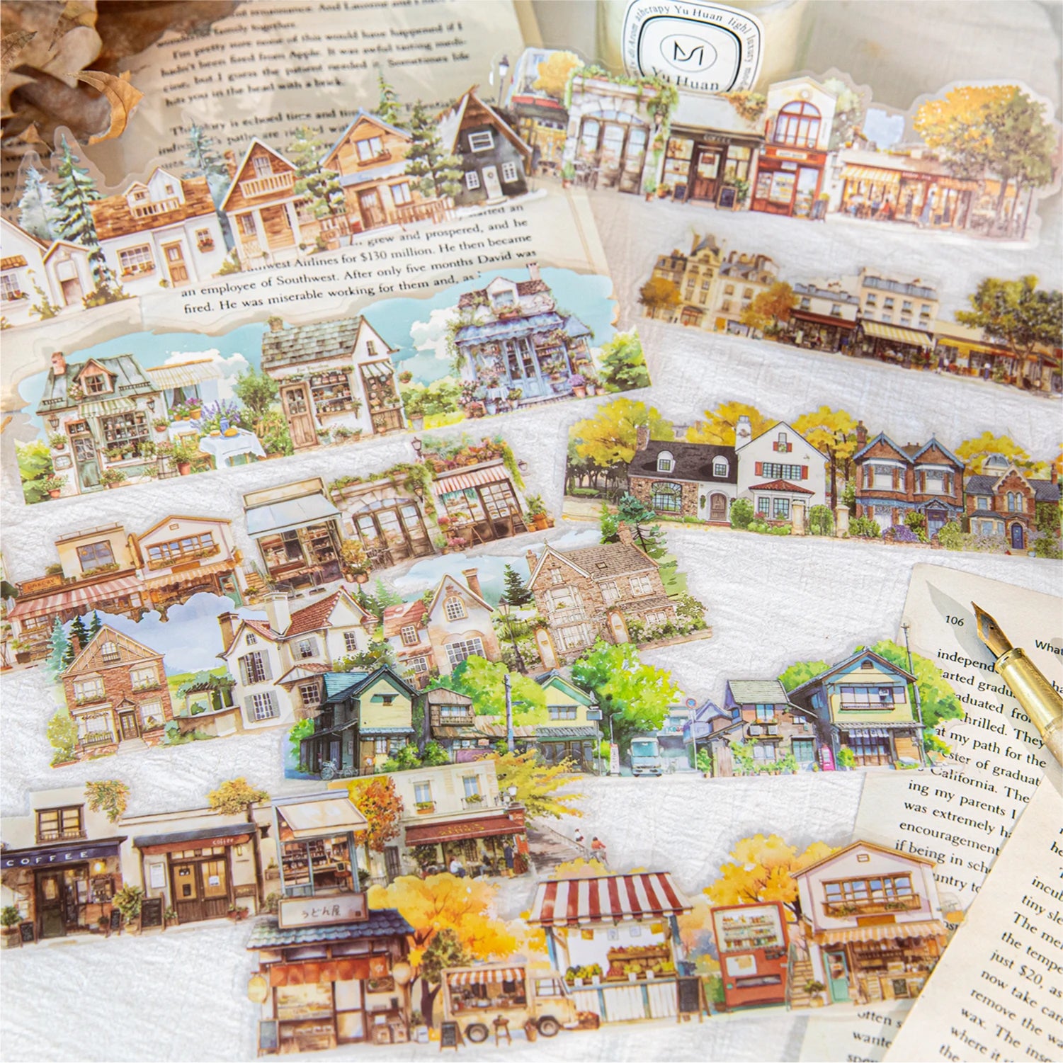 Beautiful Landscape Sticker Pack - Natural Scenery Stickers for Junk Journal & Scrapbooking