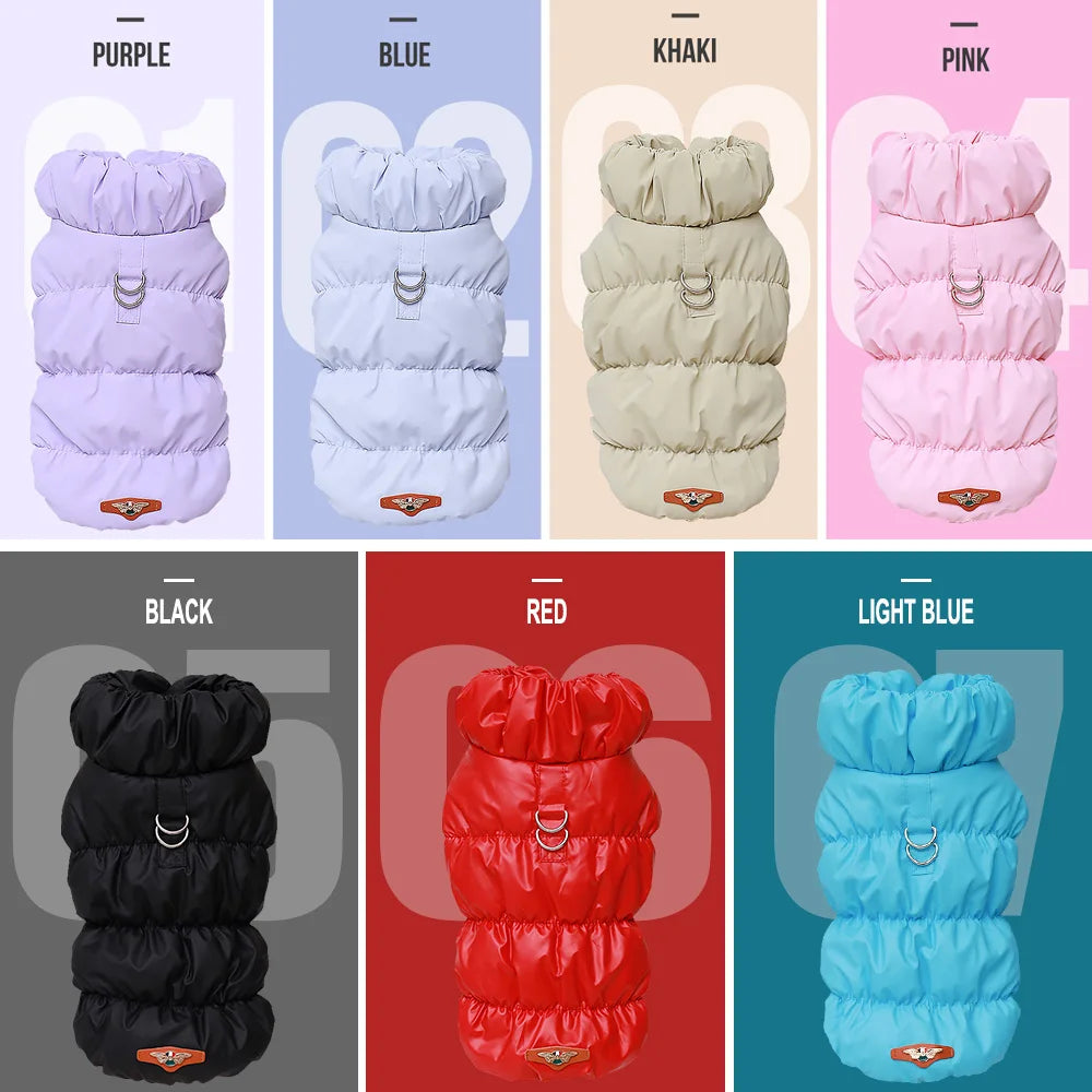Winter Dog Coat Warm Soft Pet Jacket Small Medium Dogs Cats