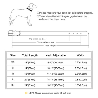 Personalized Dog Collar with Bowknot - Custom Engraved PU Leather