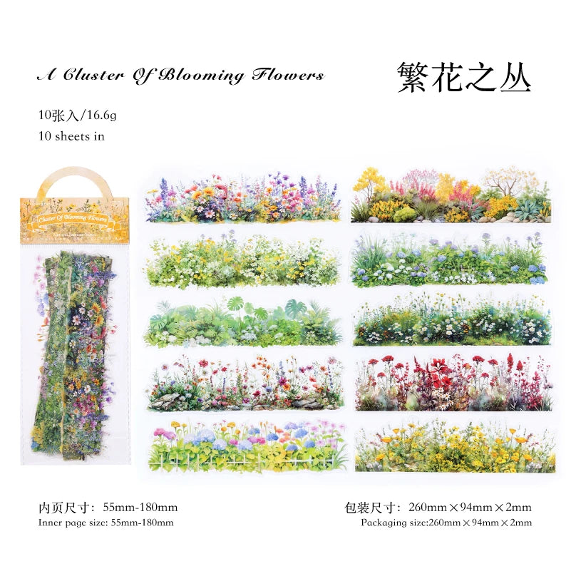 Beautiful Landscape Sticker Pack - Natural Scenery Stickers for Junk Journal & Scrapbooking B