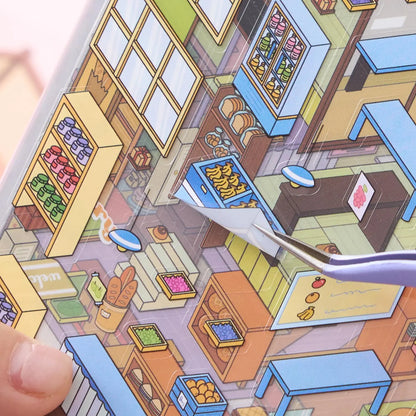 3D Landscape Stickers Pack - 20 Sheets Scene Sticker Book