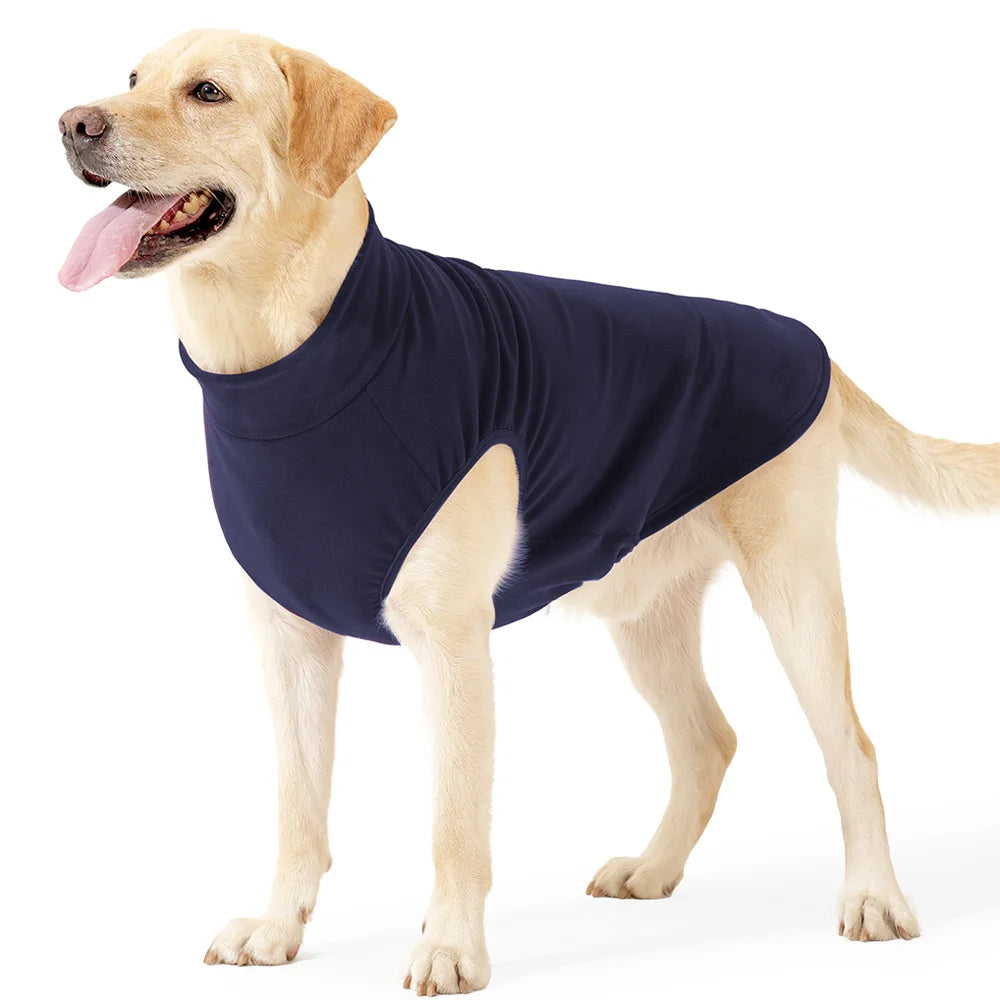 Soft Winter Dog Jacket - Stretchy Pullover Vest for Small to Large Dogs